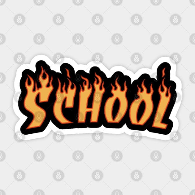 school Sticker by Fukuro1703